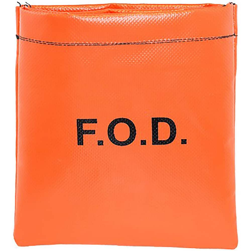 Tool Bags & Tool Totes; Closure Type: Zipper; Material: Vinyl; Overall Width: 7; Overall Depth: 2 in; Overall Height: 7.5 in; Color: Orange; Number Of Pockets: 2.000