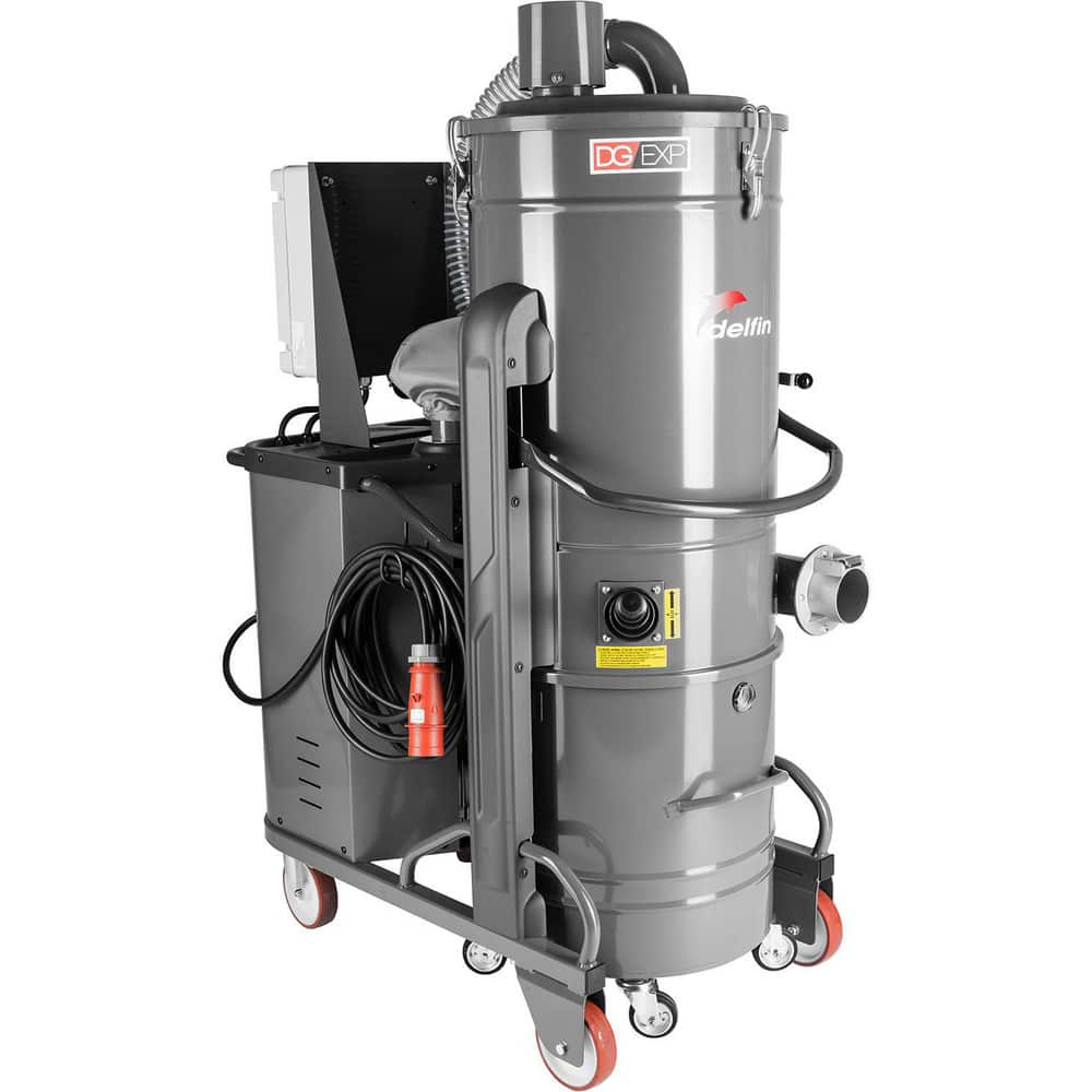 HEPA & Critical Vacuum Cleaners; Vacuum Type: Industrial Vacuum; Power Type: Electric; Filtration Type: Unrated; Tank Capacity (Gal.): 26 gal; Tank Material: Steel; Maximum Air Flow: 497.3; Bag Included: No; Vacuum Collection Type: Canister; Sound Level: