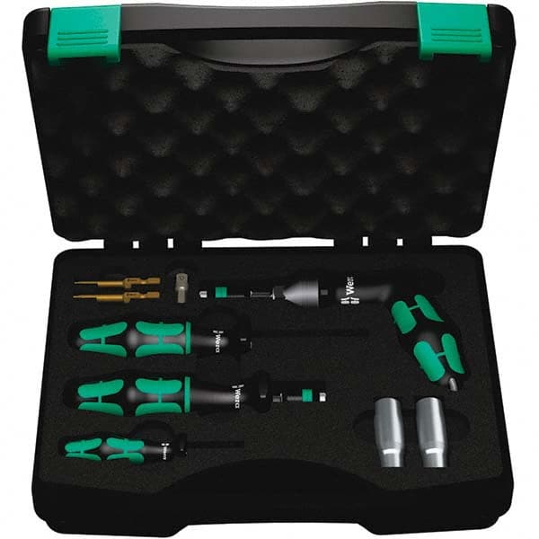 Wera - Torque Limiting Screwdrivers Type: Adjustable Torque Kit Minimum Torque (Nm): 4.00 - Makers Industrial Supply