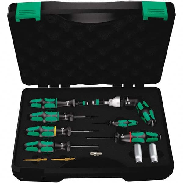 Wera - Torque Limiting Screwdrivers Type: Adjustable Torque Kit Minimum Torque (Nm): 0.25 - Makers Industrial Supply