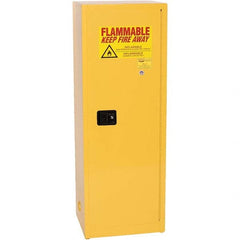 Eagle - Safety Cabinets Hazardous Chemical Type: Flammable and Combustible Liquids Color: Yellow - Makers Industrial Supply