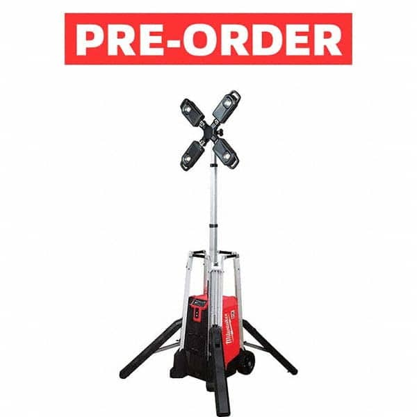 Milwaukee Tool - Portable Work Lights Portable Type: Floor Lamp Type: LED - Makers Industrial Supply