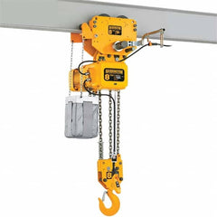 Harrington Hoist - Electric Hoists Type: Electric Chain Hoist Load Capacity (Ton): 10 - Makers Industrial Supply