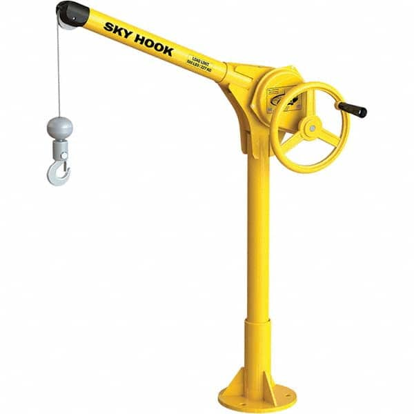 Sky Hook - 500 Lb Steel Lifting Hook Crane - Makers Industrial Supply