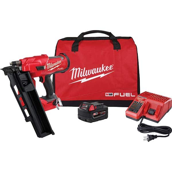 Milwaukee Tool - Cordless Nailers Fastener Type: Framing Nailer Nail Length (Inch): 2 - 3-1/2 - Makers Industrial Supply