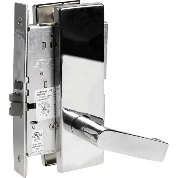 Schlage - Lever Locksets Type: Passage Door Thickness: 1-3/4 - Makers Industrial Supply