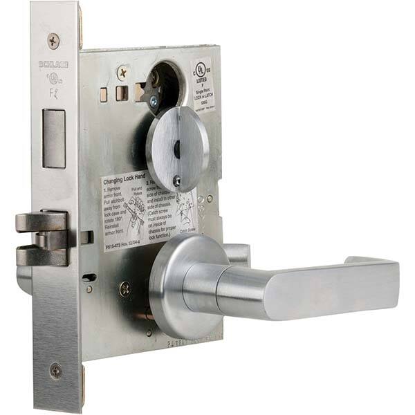 Schlage - Lever Locksets Type: Entry Door Thickness: 1-3/4 - Makers Industrial Supply