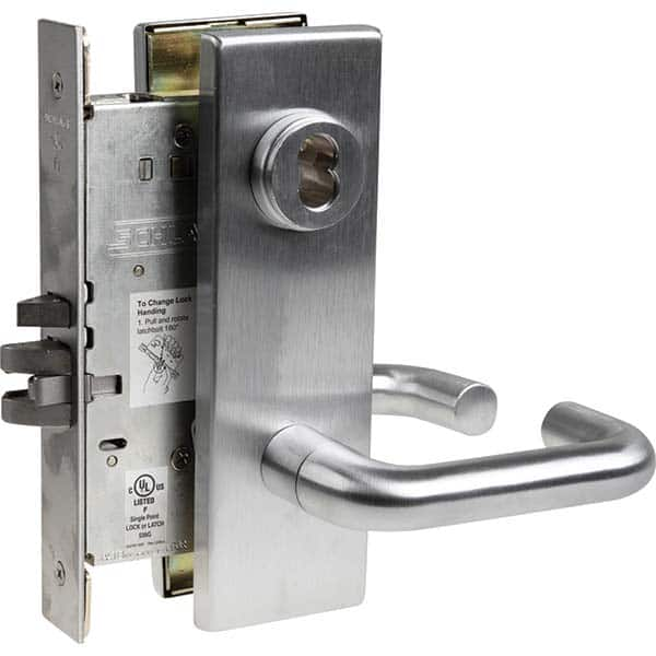 Schlage - Lever Locksets Type: Storeroom Door Thickness: 1-3/4 - Makers Industrial Supply