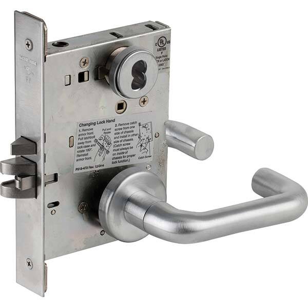 Schlage - Lever Locksets Type: Office Door Thickness: 1-3/4 - Makers Industrial Supply