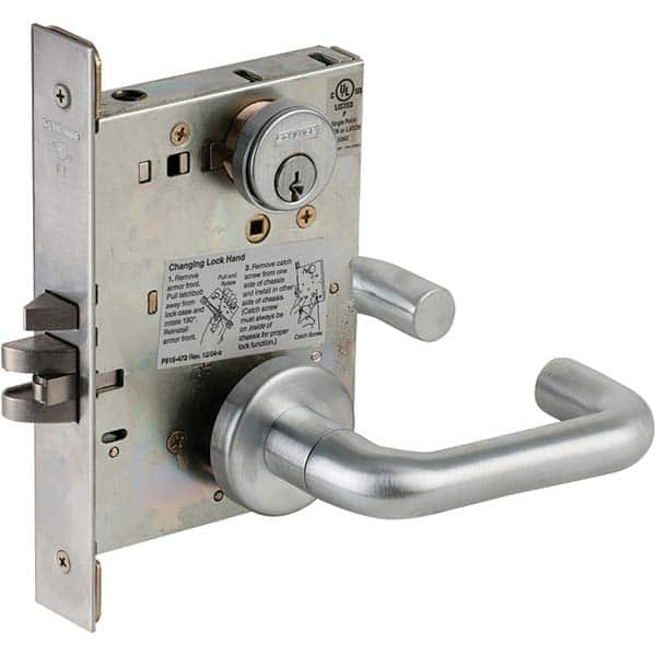 Schlage - Lever Locksets Type: Office Door Thickness: 1-3/4 - Makers Industrial Supply