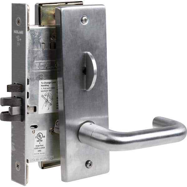 Schlage - Lever Locksets Type: Privacy Door Thickness: 1-3/4 - Makers Industrial Supply