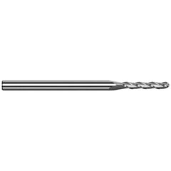 Harvey Tool - Ball End Mills; Mill Diameter (Inch): 5/64 ; Mill Diameter (Decimal Inch): 0.0780 ; Number of Flutes: 3 ; Length of Cut (Inch): 13/32 ; Length of Cut (Decimal Inch): 0.4060 ; Material: Solid Carbide - Exact Industrial Supply