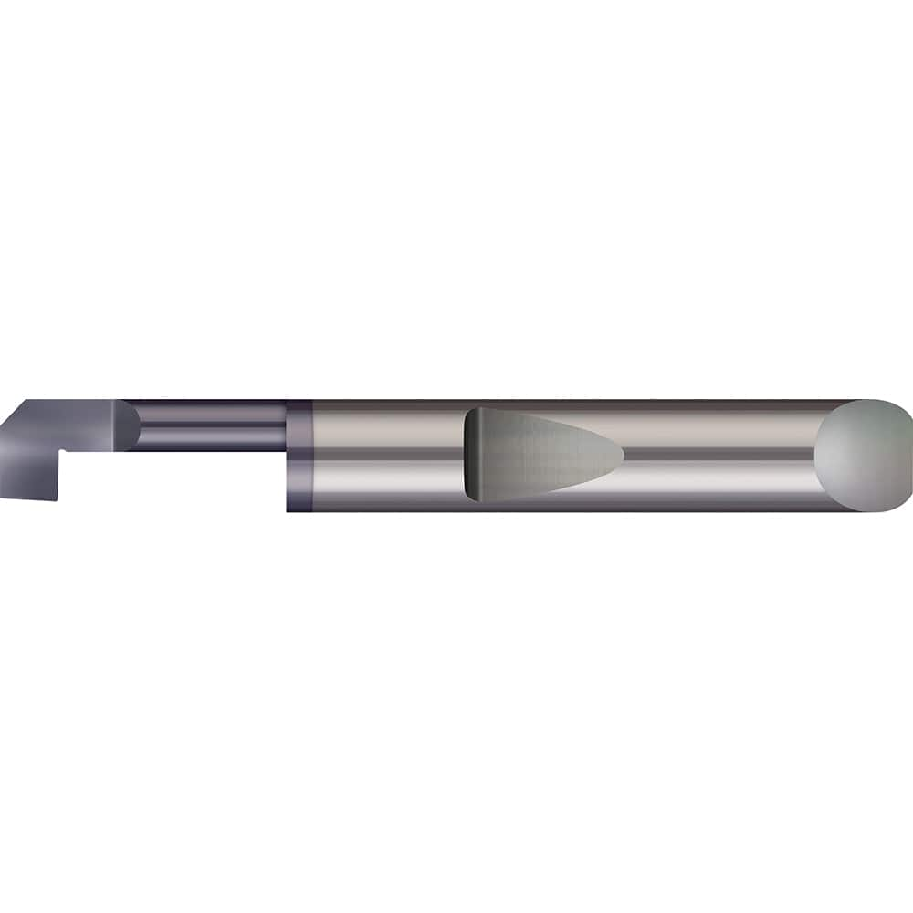 Micro 100 - Boring Bars; Minimum Bore Diameter (Decimal Inch): 0.4600 ; Maximum Bore Depth (Decimal Inch): 1.0000 ; Maximum Bore Depth (Inch): 1 ; Material: Solid Carbide ; Boring Bar Type: Back Boring ; Shank Diameter (Decimal Inch): 0.5000 - Exact Industrial Supply