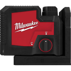 Milwaukee Tool - Laser Levels; Level Type: 3-Point Level ; Maximum Measuring Range (Feet): 150 ; Number of Beams: 3 ; Beam Color: Green ; Accuracy: 0.125" ; Description: The MILWAUKEE? USB Rechargeable Green 3-Point Laser offers 15+ hours of runtime with - Exact Industrial Supply