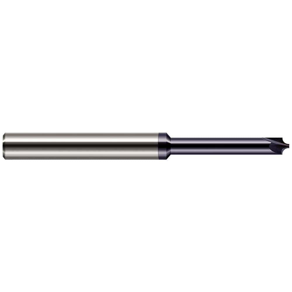 Harvey Tool - Corner Rounding End Mills; Material: Solid Carbide ; Single or Double End: Single ; Radius (mm): 0.50 ; Radius (Decimal Inch): 0.0200 ; Mill Diameter (Inch): 1/16 ; Mill Diameter (Decimal Inch): 0.0620 - Exact Industrial Supply