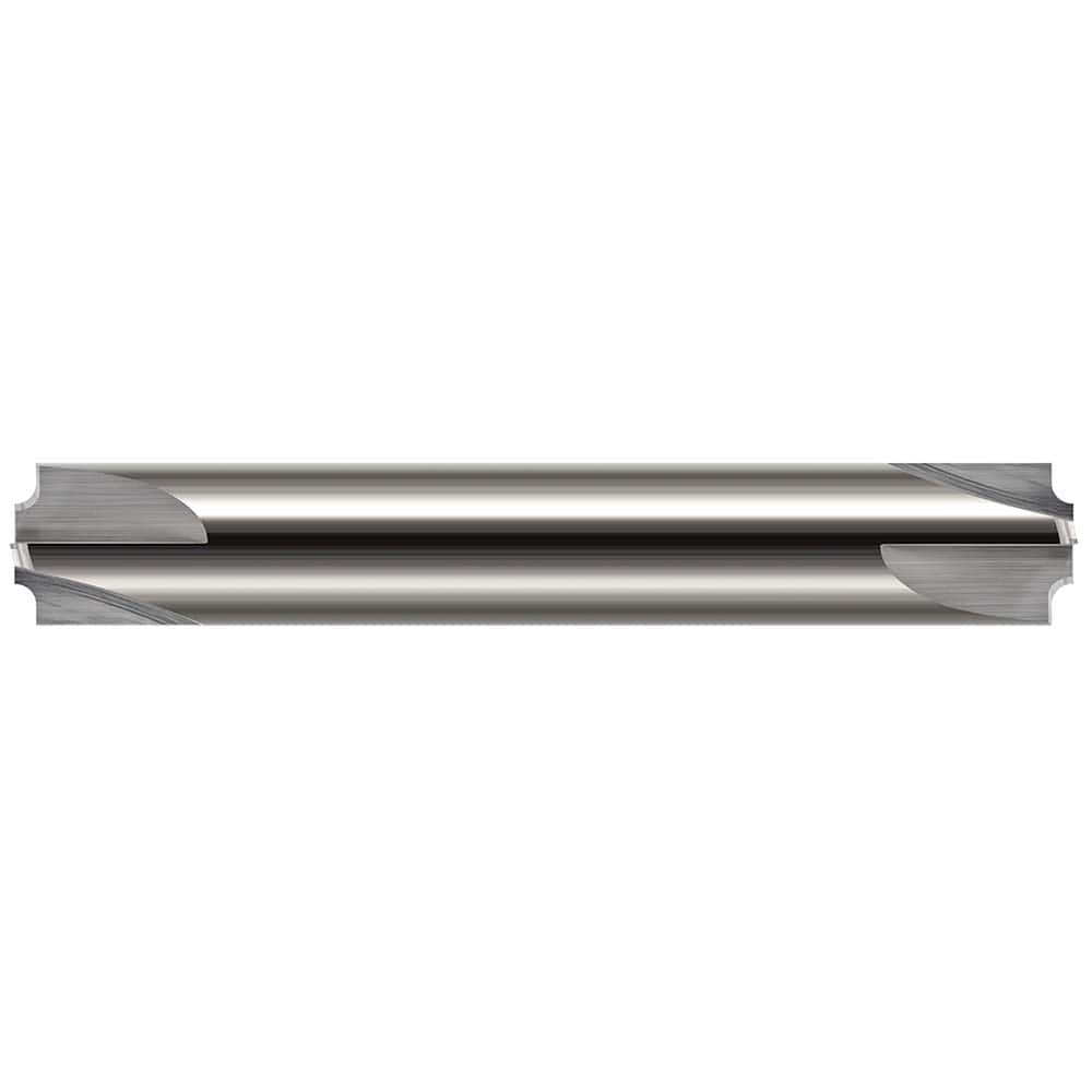 Harvey Tool - 0.01" Radius, 3/8" Diam, 4 Flute Solid Carbide Corner Rounding End Mill - Exact Industrial Supply