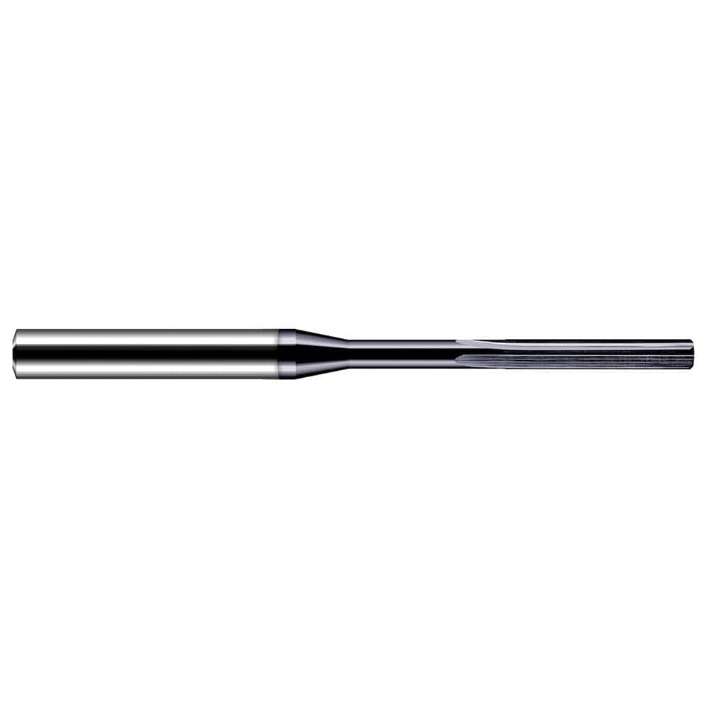 Harvey Tool - #11 4-Flute Straight Shank Straight Flute Solid Carbide Chucking Reamer - Exact Industrial Supply