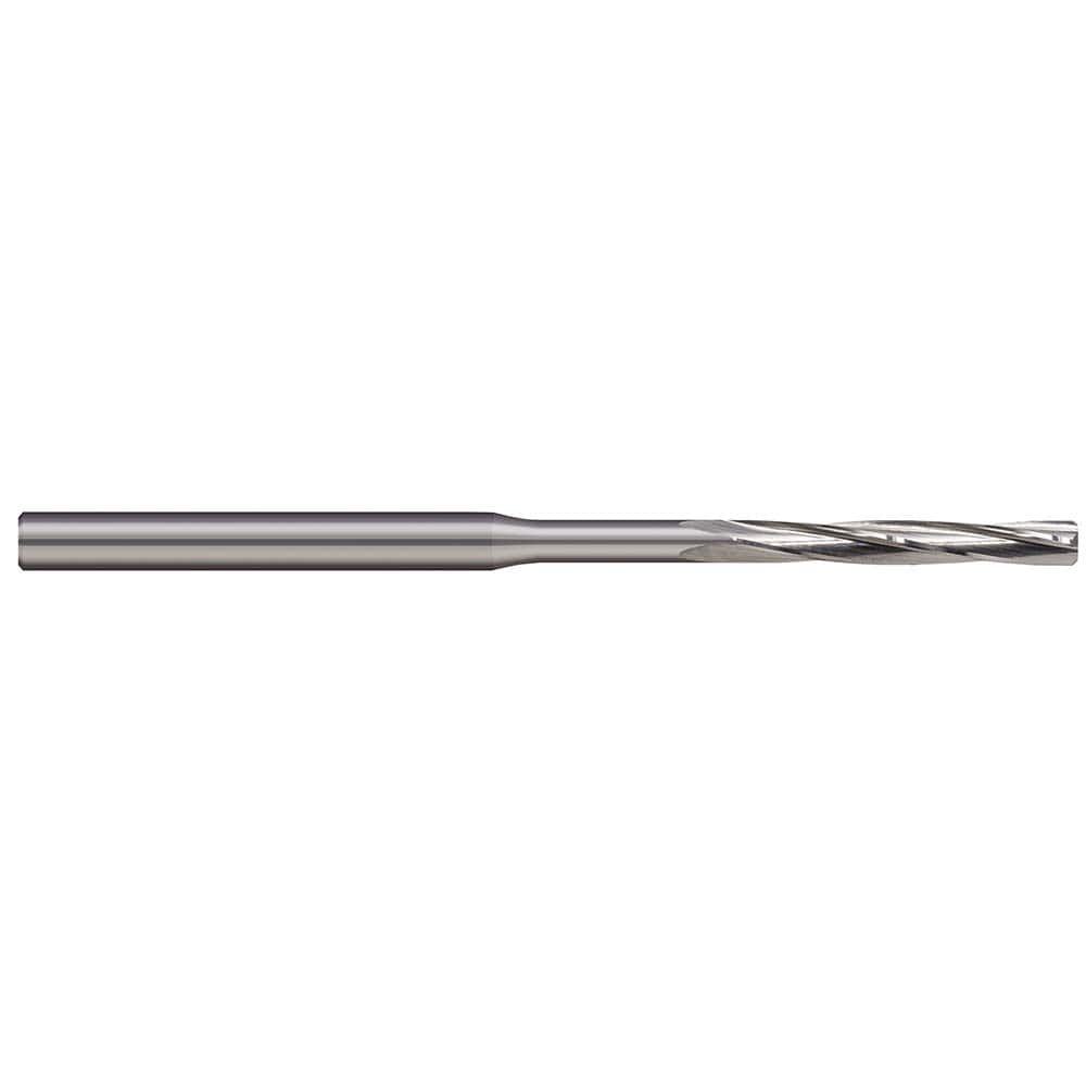 Harvey Tool - 2.4mm Diam 4-Flute Straight Shank Helical Flute Solid Carbide Chucking Reamer - Exact Industrial Supply