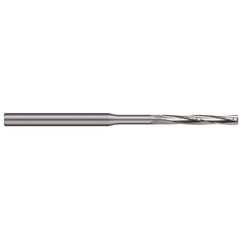 Harvey Tool - 2.4mm Diam 4-Flute Straight Shank Helical Flute Solid Carbide Chucking Reamer - Exact Industrial Supply