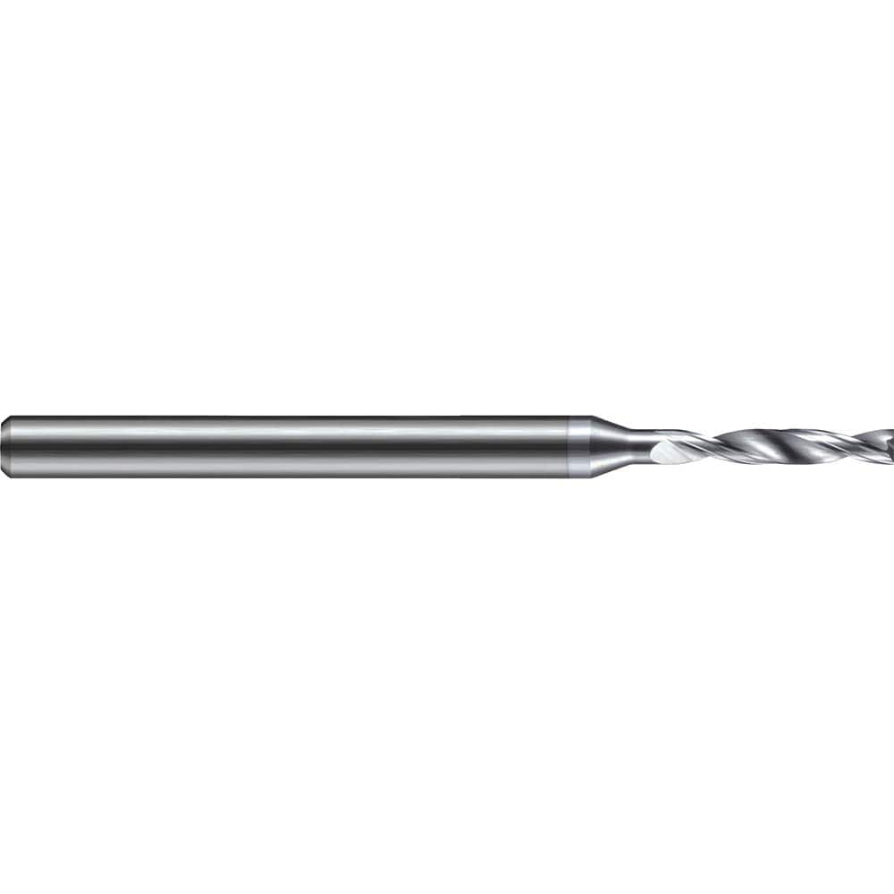 Harvey Tool - #37, 180° Point, Solid Carbide Micro Drill Bit - Exact Industrial Supply