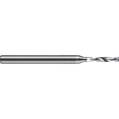 Harvey Tool - #37, 180° Point, Solid Carbide Micro Drill Bit - Exact Industrial Supply