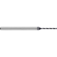 Harvey Tool - 0.0938", 130° Point, Solid Carbide Micro Drill Bit - Exact Industrial Supply