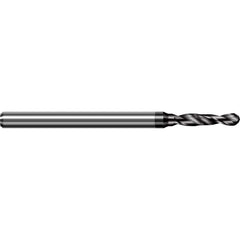 Harvey Tool - 2.032mm, 130° Point, Solid Carbide Micro Drill Bit - Exact Industrial Supply