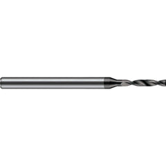 Harvey Tool - #53, 180° Point, Solid Carbide Micro Drill Bit - Exact Industrial Supply