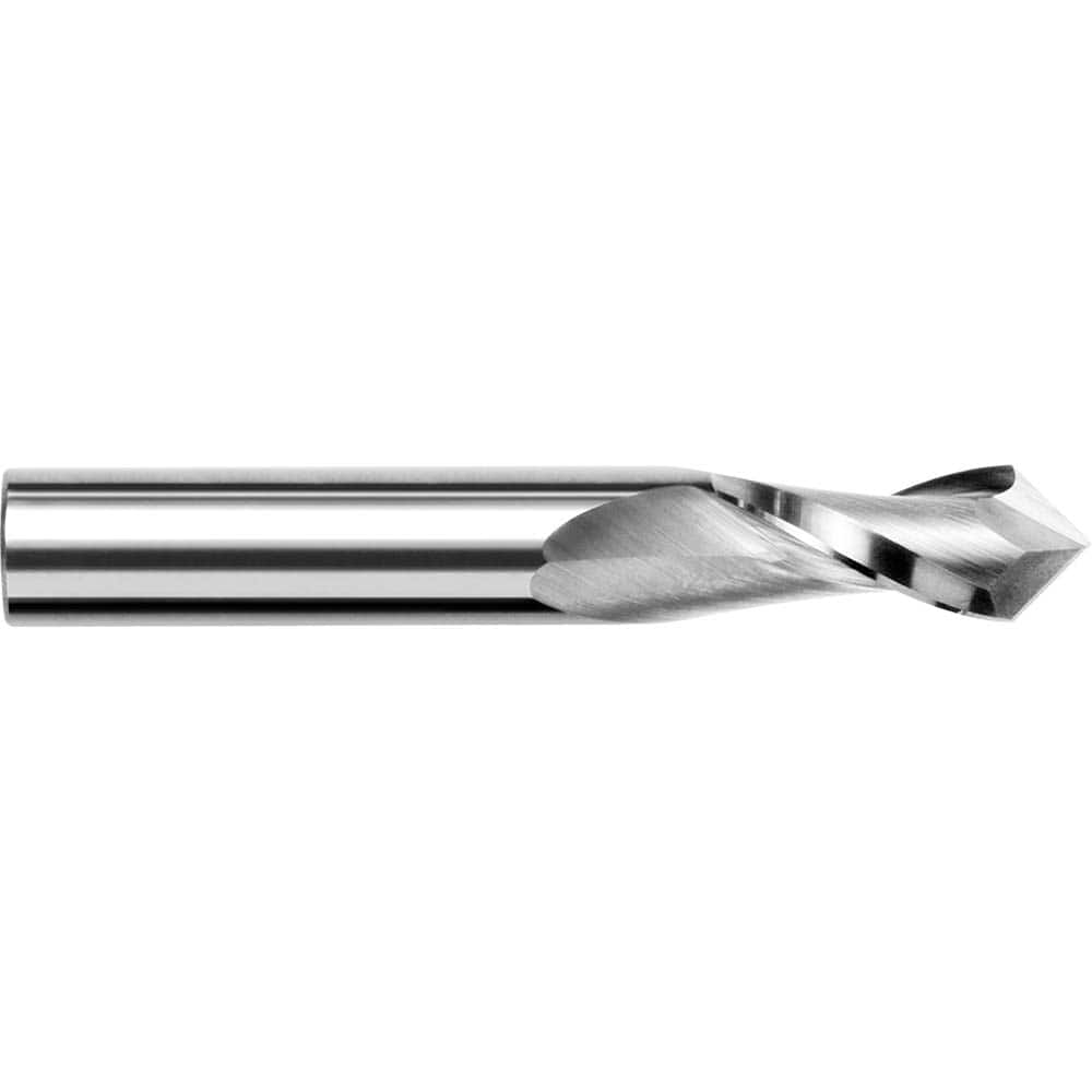 Harvey Tool - 3/16" Diam, 5/8" LOC, 2 Flute 90° Point Angle Solid Carbide Drill Mill - Exact Industrial Supply