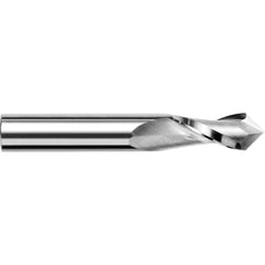 Harvey Tool - 3/16" Diam, 5/8" LOC, 2 Flute 120° Point Angle Solid Carbide Drill Mill - Exact Industrial Supply