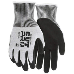 MCR Safety - Size XS, ANSI Cut Lvl A4, Abrasion Lvl 5, Nitrile Coated Cut & Puncture Resistant Gloves - Exact Industrial Supply