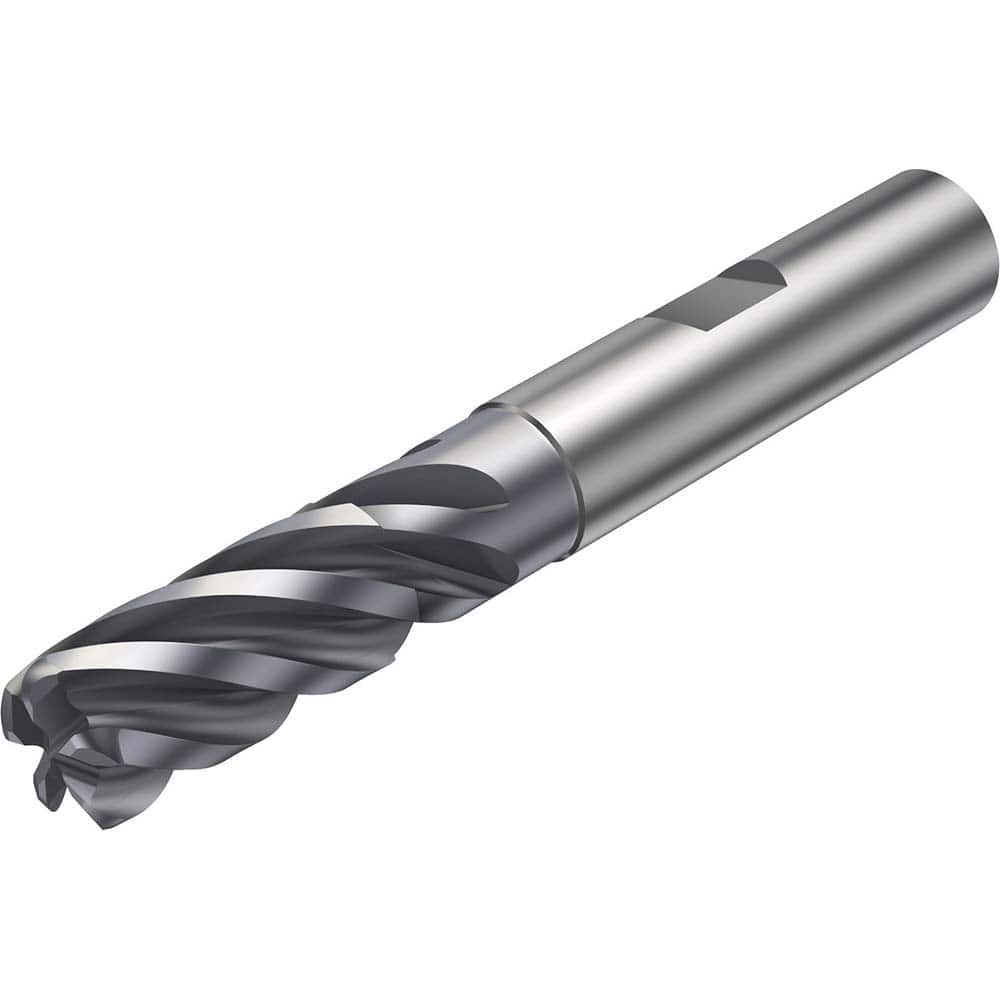 Sandvik Coromant - Corner Radius & Corner Chamfer End Mills; Mill Diameter (Inch): 0.75 ; Mill Diameter (Decimal Inch): 0.7500 ; End Type: Corner Chamfer ; Chamfer Width (Decimal Inch): 0.0100 ; Number of Flutes: 5 ; Material: Solid Carbide - Exact Industrial Supply