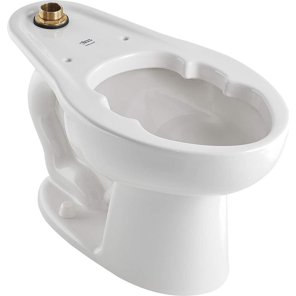 American Standard - Toilets; Type: Bowl only ; Bowl Shape: Elongated ; Mounting Style: Floor ; Gallons Per Flush: 1.1 ; Overall Height: 15 ; Overall Width: 14 - Exact Industrial Supply