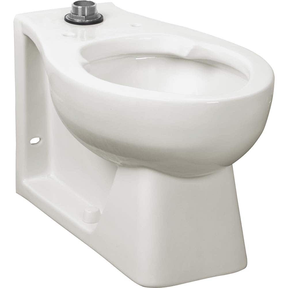 American Standard - Toilets; Type: Bowl only ; Bowl Shape: Elongated ; Mounting Style: Floor ; Gallons Per Flush: 1.28 ; Overall Height: 17.125 ; Overall Width: 13.875 - Exact Industrial Supply