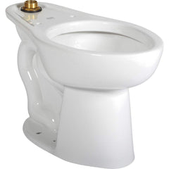 American Standard - Toilets; Type: Bowl only ; Bowl Shape: Elongated ; Mounting Style: Floor ; Gallons Per Flush: 1.1 ; Overall Height: 17.25 ; Overall Width: 14 - Exact Industrial Supply