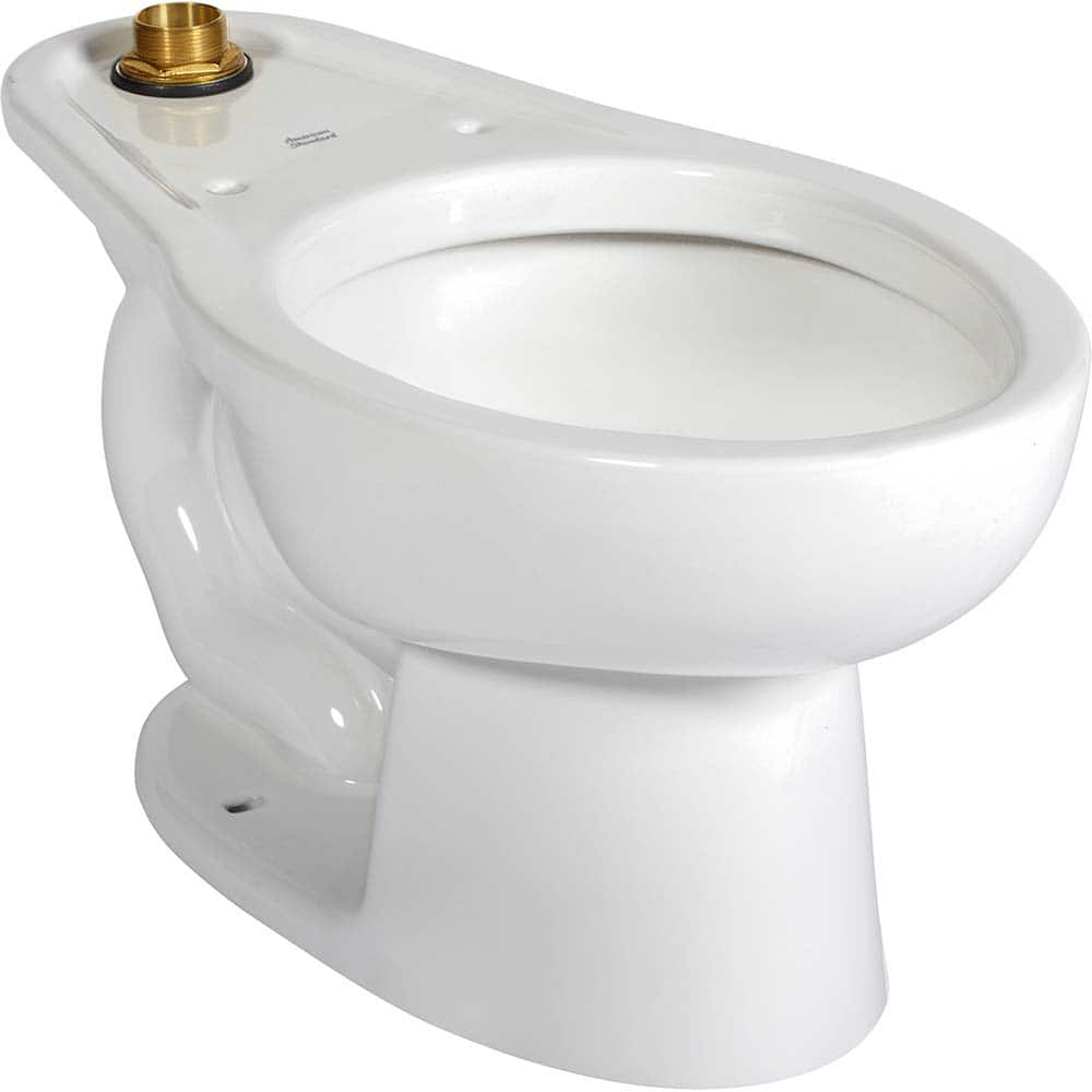 American Standard - Toilets; Type: Bowl only ; Bowl Shape: Elongated ; Mounting Style: Floor ; Gallons Per Flush: 1.28 ; Overall Height: 14 ; Overall Width: 14 - Exact Industrial Supply