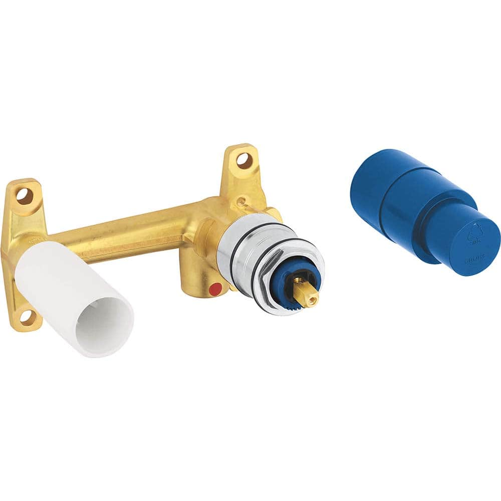 Grohe - Shower Supports & Kits; Type: Rough-in valve ; Length (Inch): 6.1875 ; Material: Brass ; Diameter (Inch): 0.5 ; Finish/Coating: No Finish - Exact Industrial Supply