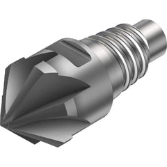 Sandvik Coromant - Corner Radius & Corner Chamfer End Mill Heads; Mill Diameter (mm): 3.00 ; Mill Diameter (Decimal Inch): 0.1181 ; End Type: Corner Radius ; Corner Radius (mm): 4.90 ; Number of Flutes: 6 ; Material: Solid Carbide - Exact Industrial Supply