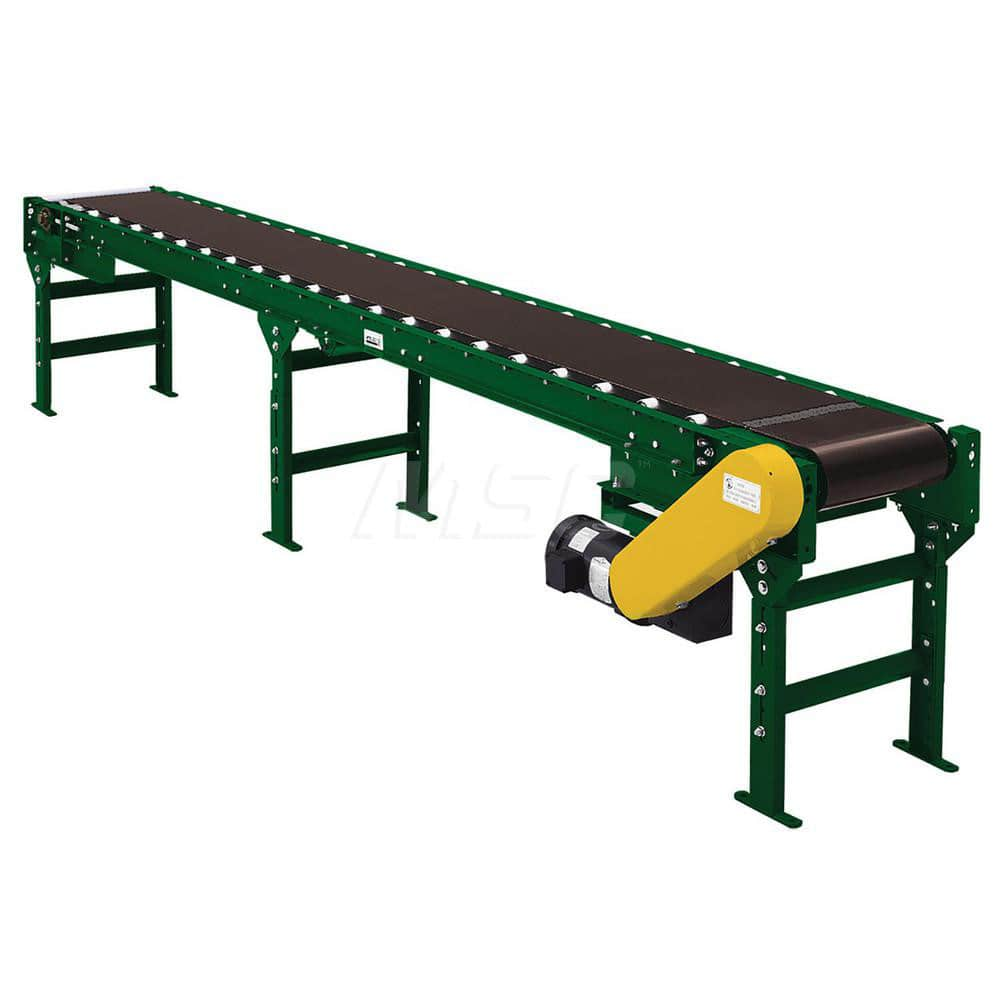 Motorized Conveyors; Type: Slider Bed Box Frame; Belt Width (Inch): 18.0000; Centerline Distance (Inch): 6.000; Shape: Straight; Length (Feet): 7; Additional Information: Assembly Required; Bed Width (Decimal Inch): 24.0000