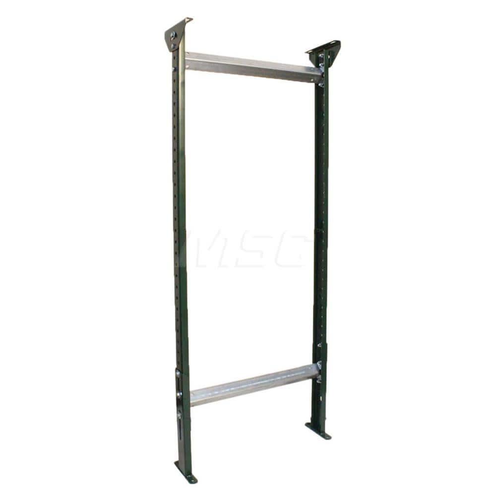 Conveyor Accessories; Type: H Stand; Width (Inch): 32; For Use With: Conveyor of 2-1/2 and 3-1/2″ channel frames and  31″ BF channel frames; Overall Height: 67.0000 in; Material: Steel; Overall Length (Inch): 8.00; Length: 8.00; Overall Length: 8.00; Acce