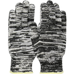 14-PK700/S POLYKOR Gloves - S-Steel/Silica Fiber w/Dyneema & Poly Cover - Medium Weight - Gray - Exact Industrial Supply