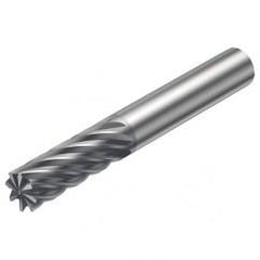 R215.3E-14030-AC26H 1610 14mm 14 FL Solid Carbide End Mill - Corner chamfer w/Cylindrical Shank - Makers Industrial Supply