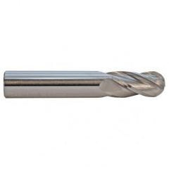 1/4 TuffCut GP Standard Length 4 Fl Ball Nose Center Cutting End Mill - Makers Industrial Supply