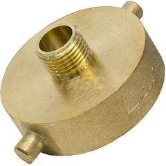 Hydrant Couplers & Adapters; Thread Size: 2.5 in; Thread Standard: FNST; Material: Brass; Material: Brass; Material: Brass