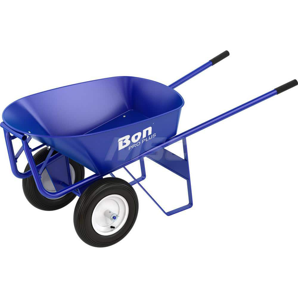 Wheelbarrows; Volume Capacity: 6.0; Load Capacity: 450; Wheel Type: Flat-Free Wheel; Wheel Material: Rubber; Tray Material: Steel; Handle Material: Wood; Capacity (Lb.): 6.0