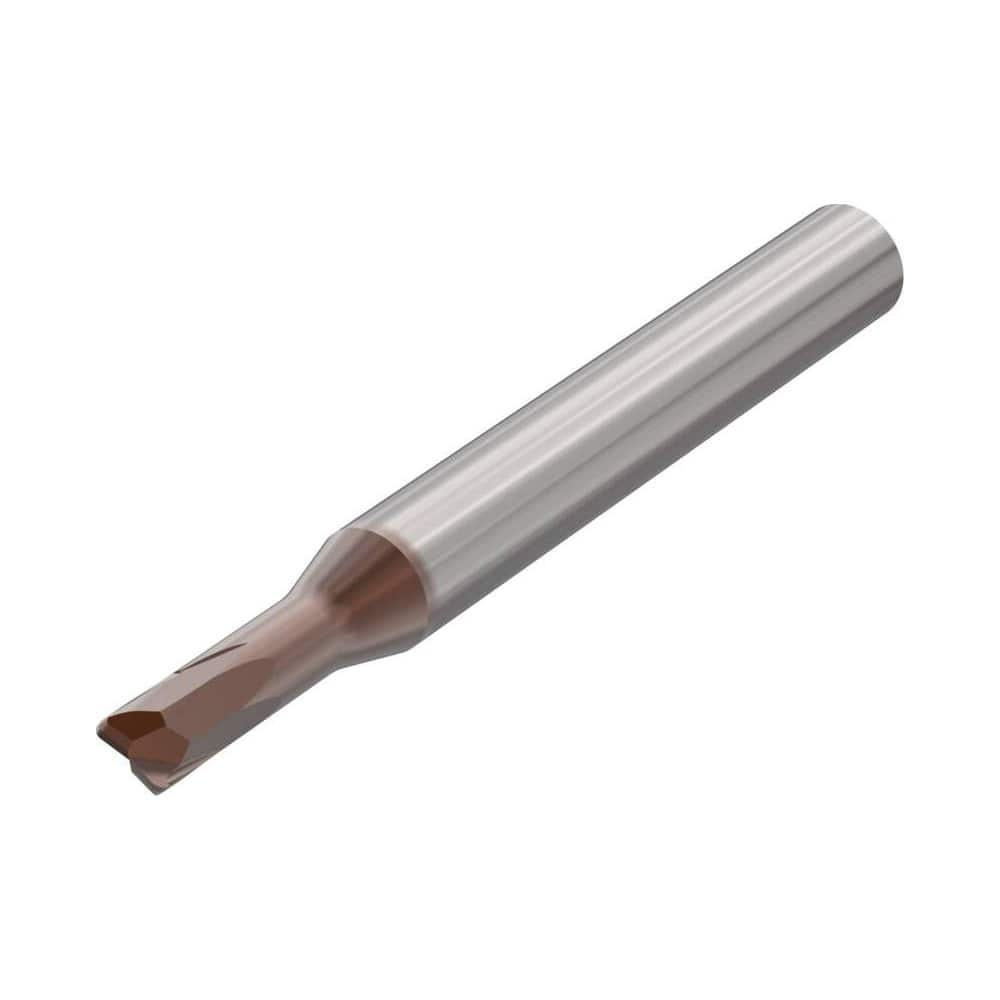 Corner Radius End Mill: 0.5″ Radius, 2 Flutes, Solid Carbide Helix, HXT Coated, Centercutting, Series SHF712