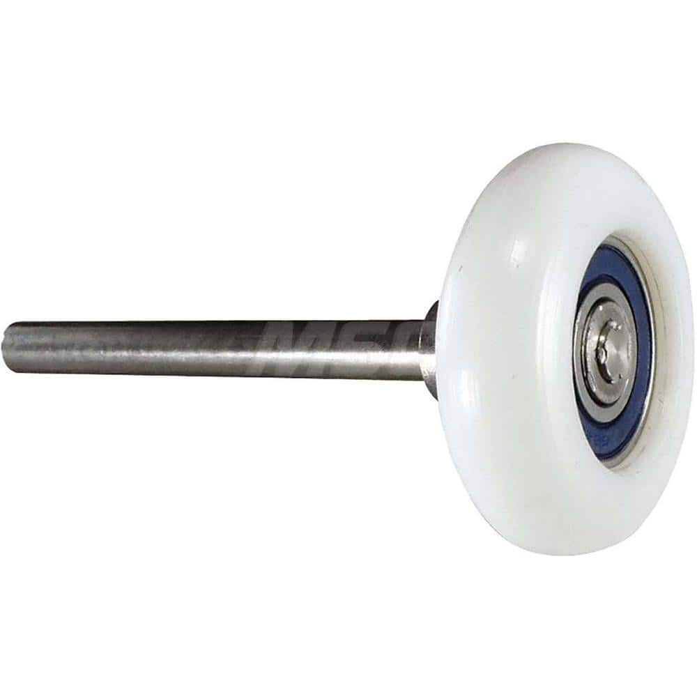 Garage Door Hardware; Type: Overhead Garage Door Roller; 3in. Long Stem; For Use With: Overhead Door; Material: Stainless Steel; Includes: Polyethylene Tire with Snap Lock Design; Pre-lubricated Sealed Stainless Steel Bearing; Rust Resistant, 7/16″- 304L