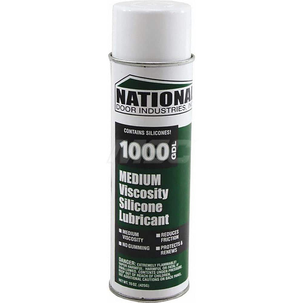 Garage Door Hardware; Type: Garage Door Lubricant; For Use With: Commercial Doors; Overhead Door; Residential Door; Material: Silicone; Includes: 13 oz Can, Number 1000, Medium Viscosity, No Gumming, Protects and Renews.; For Use With: Commercial Doors; O