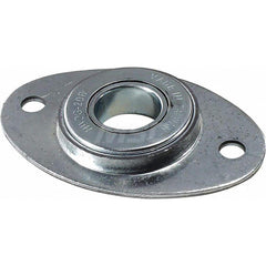 Garage Door Hardware; Type: Garage Door Football Bearing; For Use With: Commercial Doors; Material: Steel; Hardware Diameter: 1.25; Finish/Coating: Zinc-Plated; Includes: Hole to Hole Dimension 3-3/8 in.; For Use With: Commercial Doors; Finish: Zinc-Plate