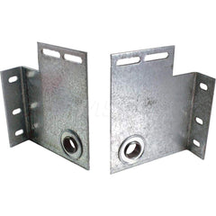 Garage Door Hardware; Type: Garage Door Bearing End Plate; For Use With: Commercial Doors; Material: Steel; Hardware Diameter: 1; Overall Width: 8; Overall Height: 8.875; Finish/Coating: Galvanized; Includes: Center of Bearing to Wall 6 in, 11 Gauge; For